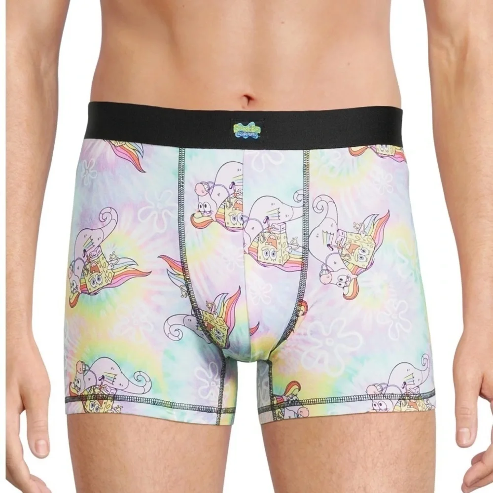 SpongeBob SquarePants Men's Boxer Briefs, 2-Pack